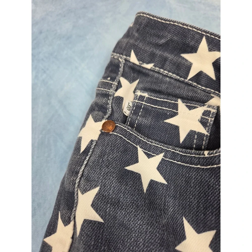 Judy Blue American Flag Women's Flare Jeans 0/24 Red White Blue Stars Stripes